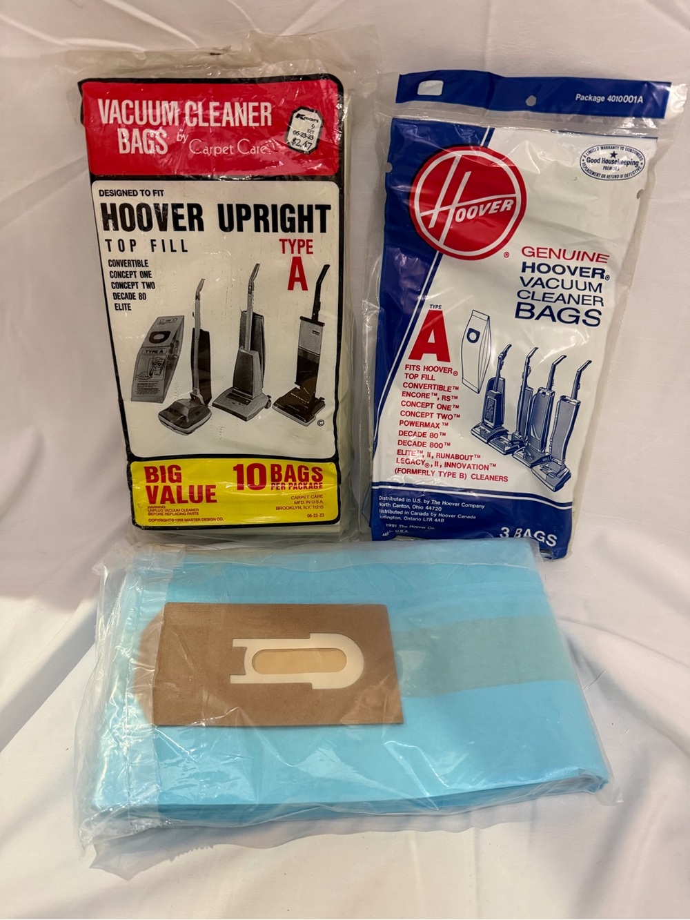 Lot of 19 Type A Upright Vacuum Bags for HOOVER